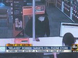 Relaxed robbery targets cell phone store