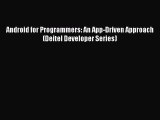 Read Android for Programmers: An App-Driven Approach (Deitel Developer Series) Ebook