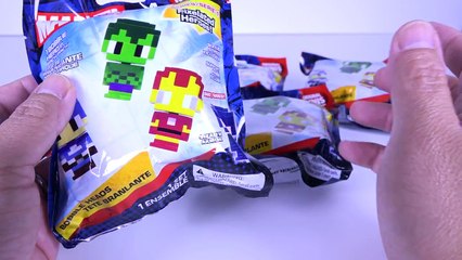 MARVEL Pixelated Heroes! - Series 1 (Original Minis/ Collectible Characters) - 6 Blind Bags