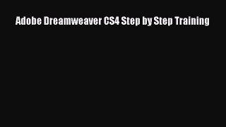 Read Adobe Dreamweaver CS4 Step by Step Training Ebook