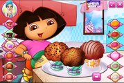Dora the Explorer Children Cartoons and Games Dora Tasty Cup cakes