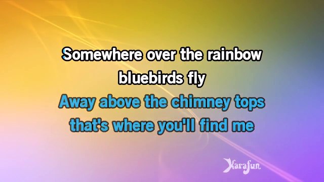 Karaoke Over The Rainbow - Josh Groban *