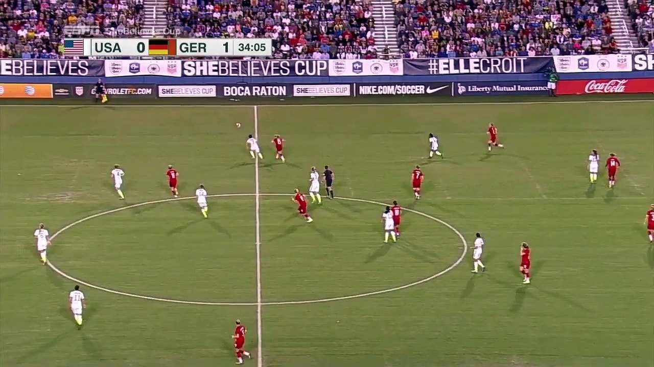 But impressionnant en football féminin - WNT vs. Germany Alex Morgan
