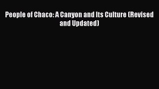 Read People of Chaco: A Canyon and Its Culture (Revised and Updated) Ebook Free