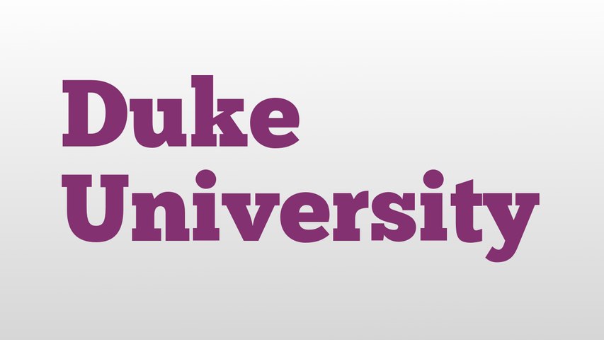 Duke University meaning and pronunciation