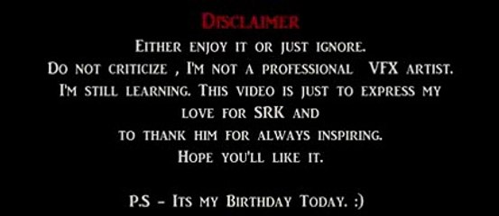 SRK offers a job to the guy who made a 'remake' of Fan's trailer