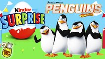 PENGUINS OF MADAGASCAR KINDER SURPRISE EGGS UNBOXING TOYS | Toy Collector