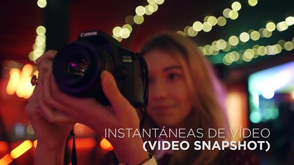 Cámara Canon EOS 1300D muestra su Modo Instantáneas de Vídeo