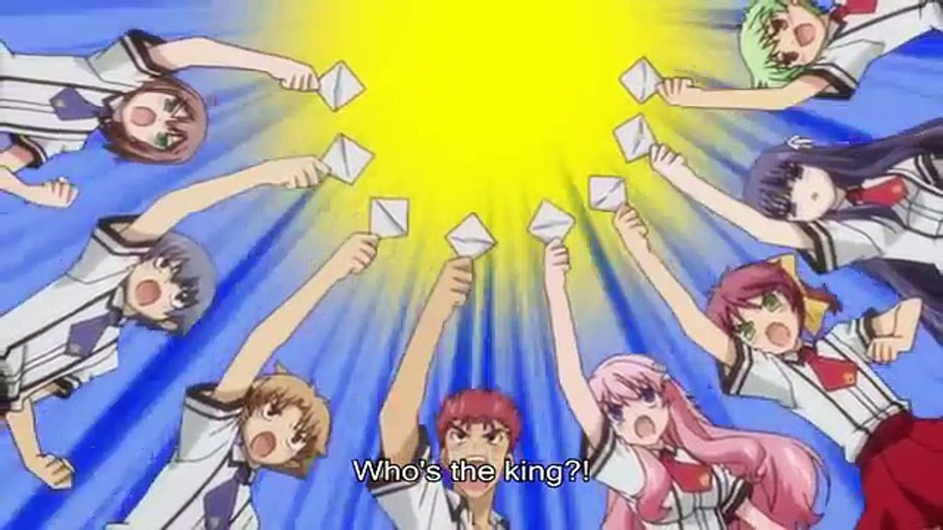 Baka To Test To Shoukanjuu The King Game In Fumizuki Academy Video Dailymotion
