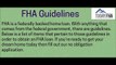 Today FHA - FHA Guidelines