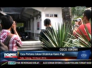 Jokowi Sambut Gembira Kehadiran Cucu Pertamanya