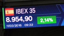 El Ibex 35 sube un 2% y roza los 9.000 puntos en la apertura