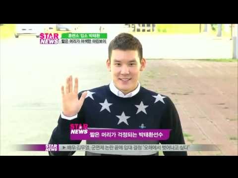 [Y-STAR] Park Tae-hwan with short hair ('입소' 박태환, 짧은 머리 어색해)