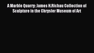 Download A Marble Quarry: James H.Richau Collection of Sculpture in the Chrysler Museum of