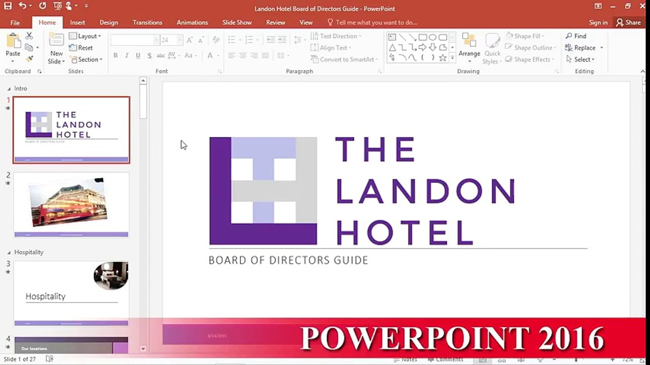 Power Point 2016 Tutorial Part02 03 Connecting PowerPoint to your OneDrive account