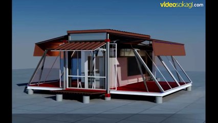 Yok böyle bir prefabrik ev! Muhteşem...