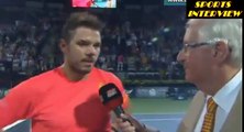 Marcos Baghdatis vs Stanislas Wawrinka 0 2 (ATP Dubai) Stan Wawrinka Championship Intervie