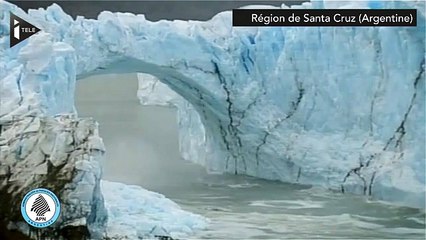 Le pont de glace d'un glacier argentin s'effondre