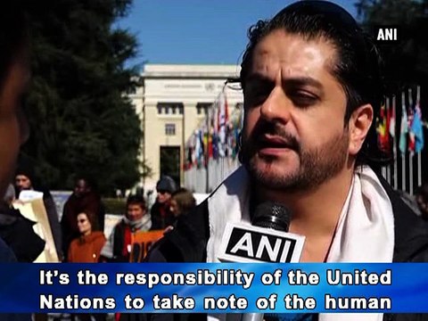 Geneva: Protest against Pak’s oppressive policies staged at UN office