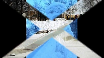 Зимние горки.