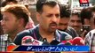 Former Mayor Karachi Mustafa Kamal talks to media