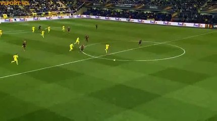 Cedric Bakambu Goal - Villarreal 2 - 0 Bayer Leverkusen - 10_03_2016 HD