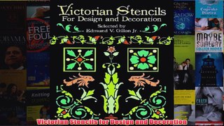 Download PDF  Victorian Stencils for Design and Decoration FULL FREE