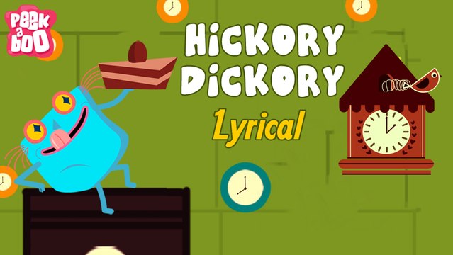 Hickory Dickory Dock Nursery Rhyme With Lyrics | Popular Nursery Rhyme With Lyrics For Kids