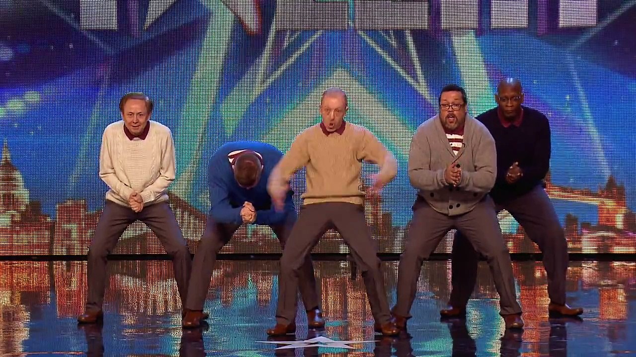 Old Men Grooving bust a move, and maybe their backs! | Britain's Got Talent 2015