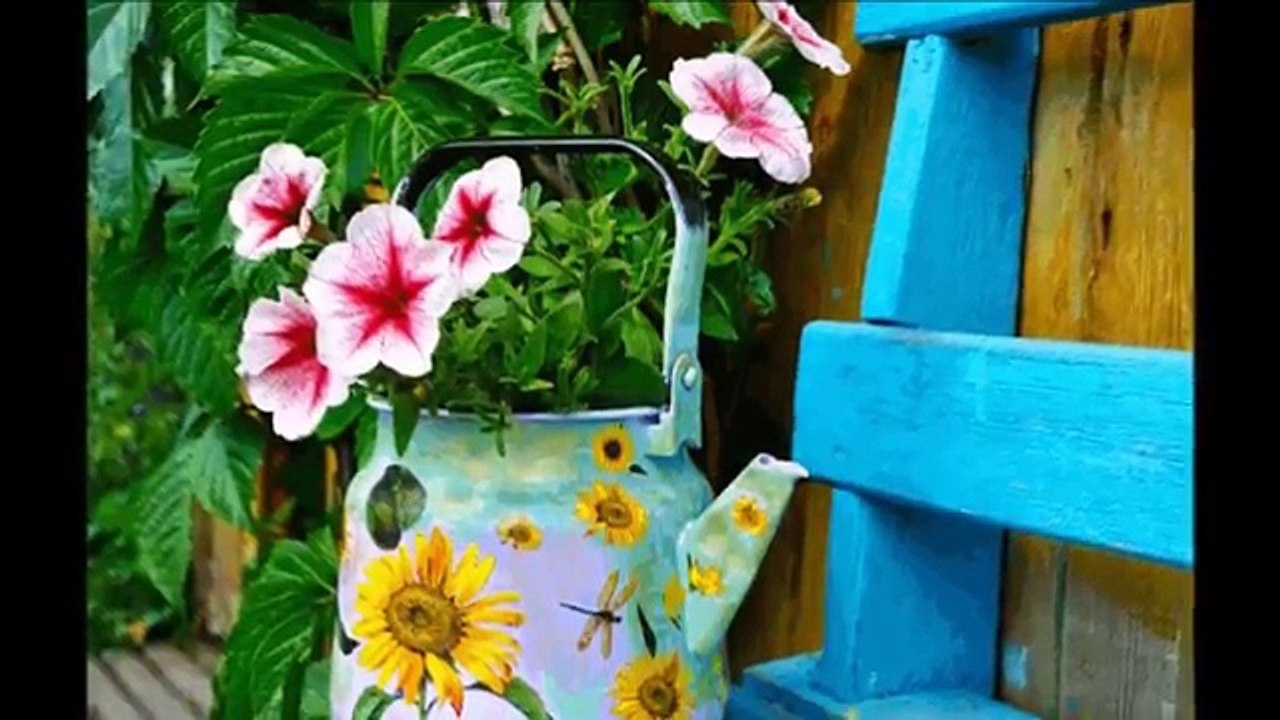 Оригинальные цветочные горшки