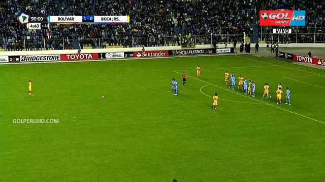 1-1 Federico Carrizo Amazing Goal HD - Bolivar 1-1 Boca Juniors - 10.03.2016 Copa Libertadores