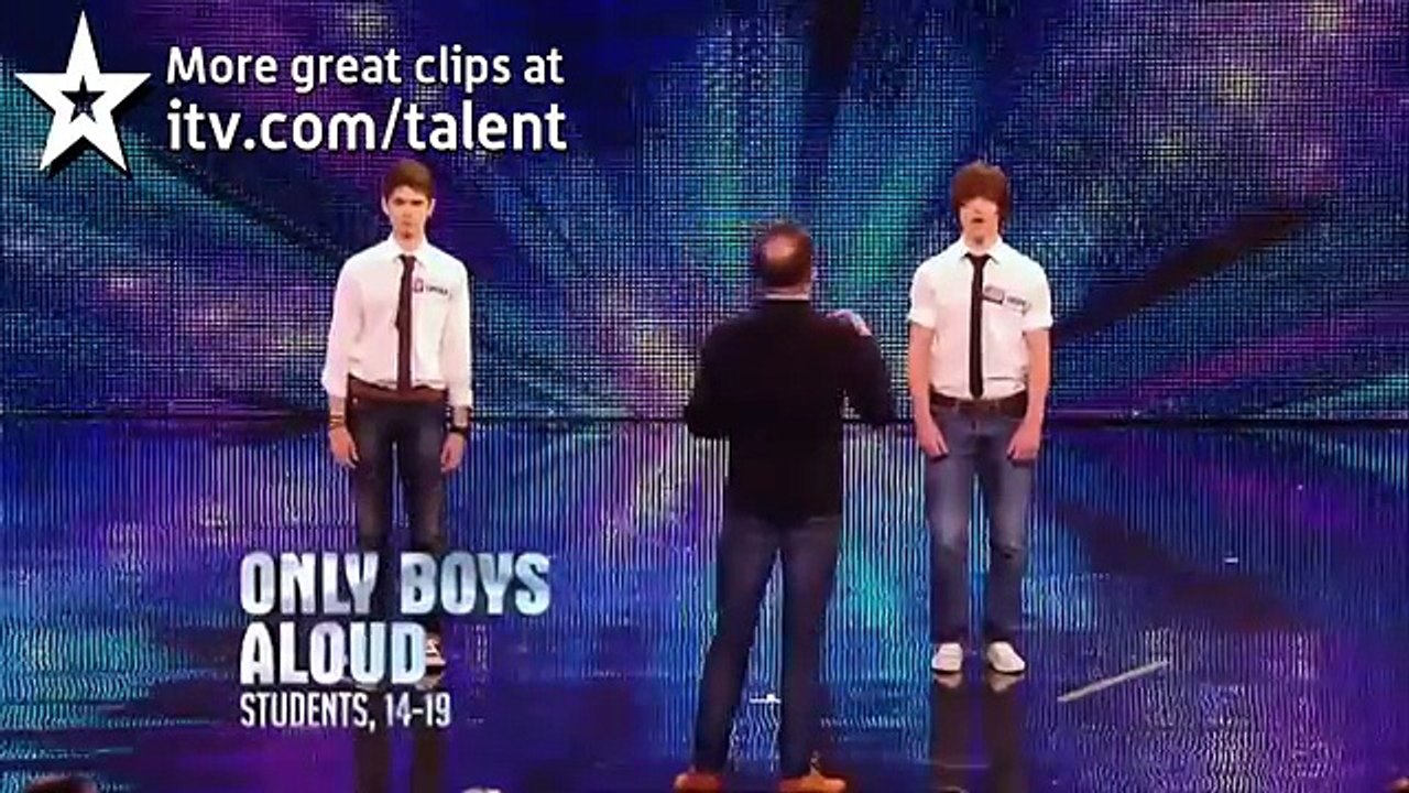 Only Boys Aloud The Welsh choir's Britain's Got Talent 2012 audition