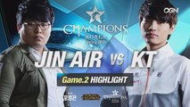 [H/L 2016.03.09] JIN AIR vs KT Game 2 - RO2 l 롯데 꼬깔콘 LoL Champions Korea Spring 2016