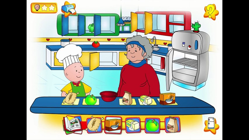 Caillou Games Cooking With Grandma