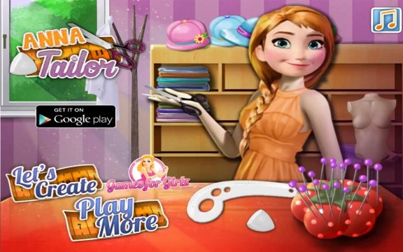 Disney Frozen Game - Anna Tailor Game- Best Princess Games For Girls