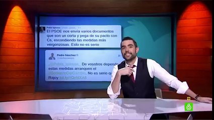 Dani Mateo- 'Lo peor de negociar una investidura en Twitter es que puede opinar todo el mundo'