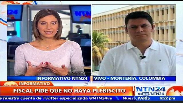 Fiscal Montealegre es una “caja de resonancia” de Santos: senador colombiano a NTN24 sobre petición para no realizar ple