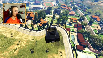 FLYING CARS MOD (GTA 5 Mods Funny Moments)
