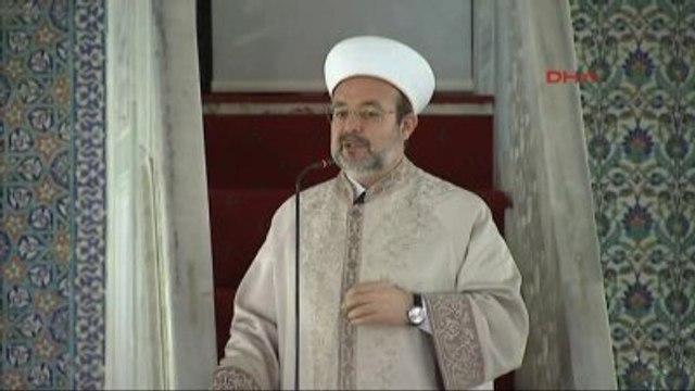 Şanlıurfa- Diyanet İşleri Başkanı Görmez Şanlıurfa Dergah Camii'ndeki Hutbede Konuştu -2