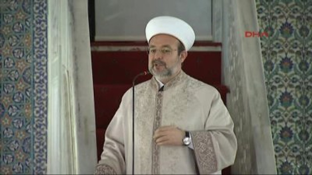 Şanlıurfa- Diyanet İşleri Başkanı Görmez Şanlıurfa Dergah Camii'ndeki Hutbede Konuştu -2