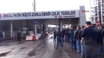 Zonguldak - Erdemir İşçisinden Sessiz Tepki