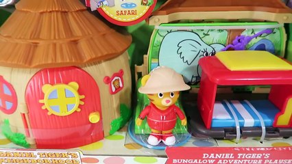Daniel Tiger Nabolaget Bungalow Eventyr Playset og Play-Doh dyrevenner!