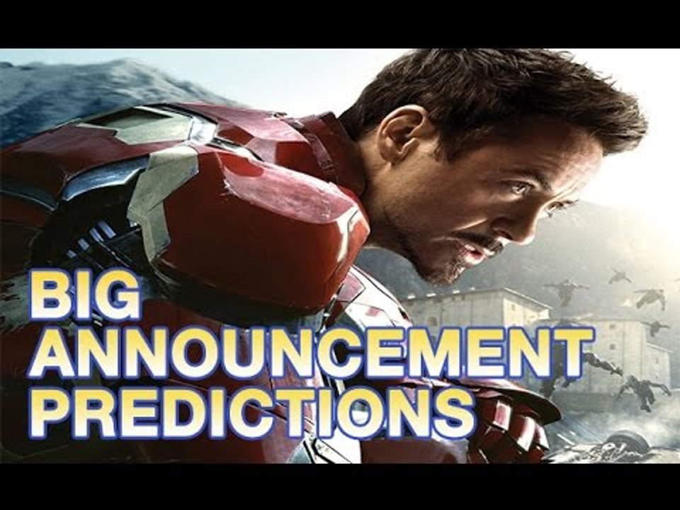 Robert Downey Jr's "Big Announcement" Predictions