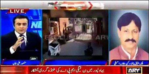 Islamiya University in Bahawalpur --CCTV footage of PML (N) goon