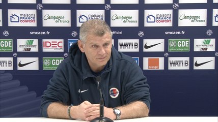 La conférence de presse avant GFC Ajaccio - SMCaen