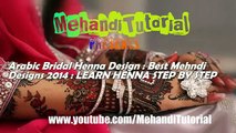 Arabic Bridal Henna Design  Best Mehndi Designs  LEARN HENNA STEP BY STEP By MehandiTutorial