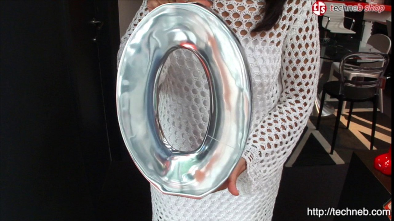 Vase contemporain ŒUF en aluminium (aluminium)
