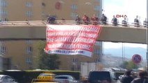 İzmir - Kıdem Tazminatı Eyleminde Yol Kapattılar