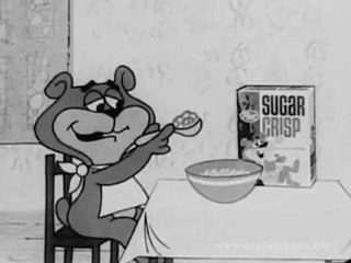 1960s POST SUGAR CRISP COMMERCIAL - SUGAR BEAR
