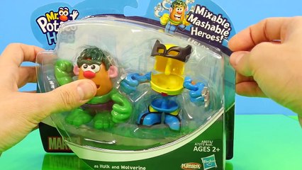 Play Doh Marvel Mr. Potato Head Mashable Superheroes Spiderman Wolverine Hulk How To Playd